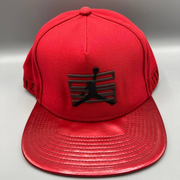 Air Jordan Hat Men Red Win Like 96 Jumpman Snap Back Cap - Picture 1 of 8